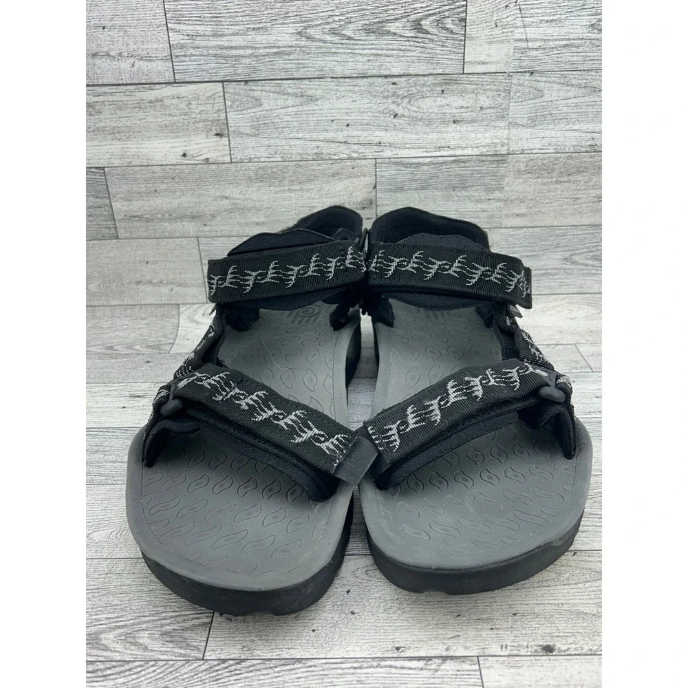 Teva Terra Fi 2 Men Black Grey Hiking Sport Sandals 6677 Size 10
